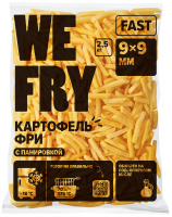Картофель фри с панировкой Fast We Fry High, FT9, 2,5 кг, 9х9 мм