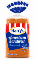 Хлеб пшеничный для сендвичей "Harry`s", 705гр/10шт
