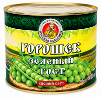 Горошек зеленый РУССКАЯ КЛАССИКА ГОСТ в/с, 3000 мл