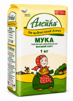 Мука "Алейка" (8 шт. в упаковке), 1кг