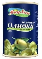 Оливки б/к 300 мл,, Maysun,  шт.