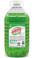 Средство для мытья посуды Velly light (Зеленое Яблоко) ПЭТ Grass, 5л