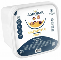 ПЮРЕ из маракуйя  без косточки с/м 1 кг, Агробар
