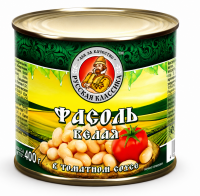 Фасоль белая в томатном соусе РУССКАЯ КЛАССИКА, 425 мл