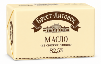 Масло сладкосливочное "Брест-Литовск" 82,5%, упак 1 кг