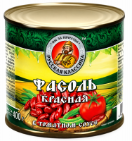 Фасоль красная в томатном соусе РУССКАЯ КЛАССИКА, 425 мл