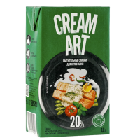 Крем на растительных маслах CREAMART 20%/1л*12шт