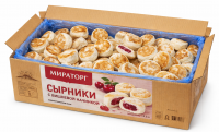 Сырники с вишневой начинкой, зам. кор - 3,5кг, Мираторг, кор
