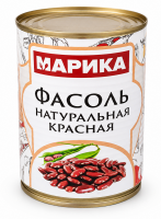 Фасоль натуральная красная консервированная "Марика", 425мл
