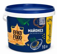 Майонез EFKO FOOD Professional, 67%, 10 л