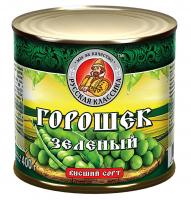 Горошек зеленый РУССКАЯ КЛАССИКА ГОСТ в/с, 425 мл
